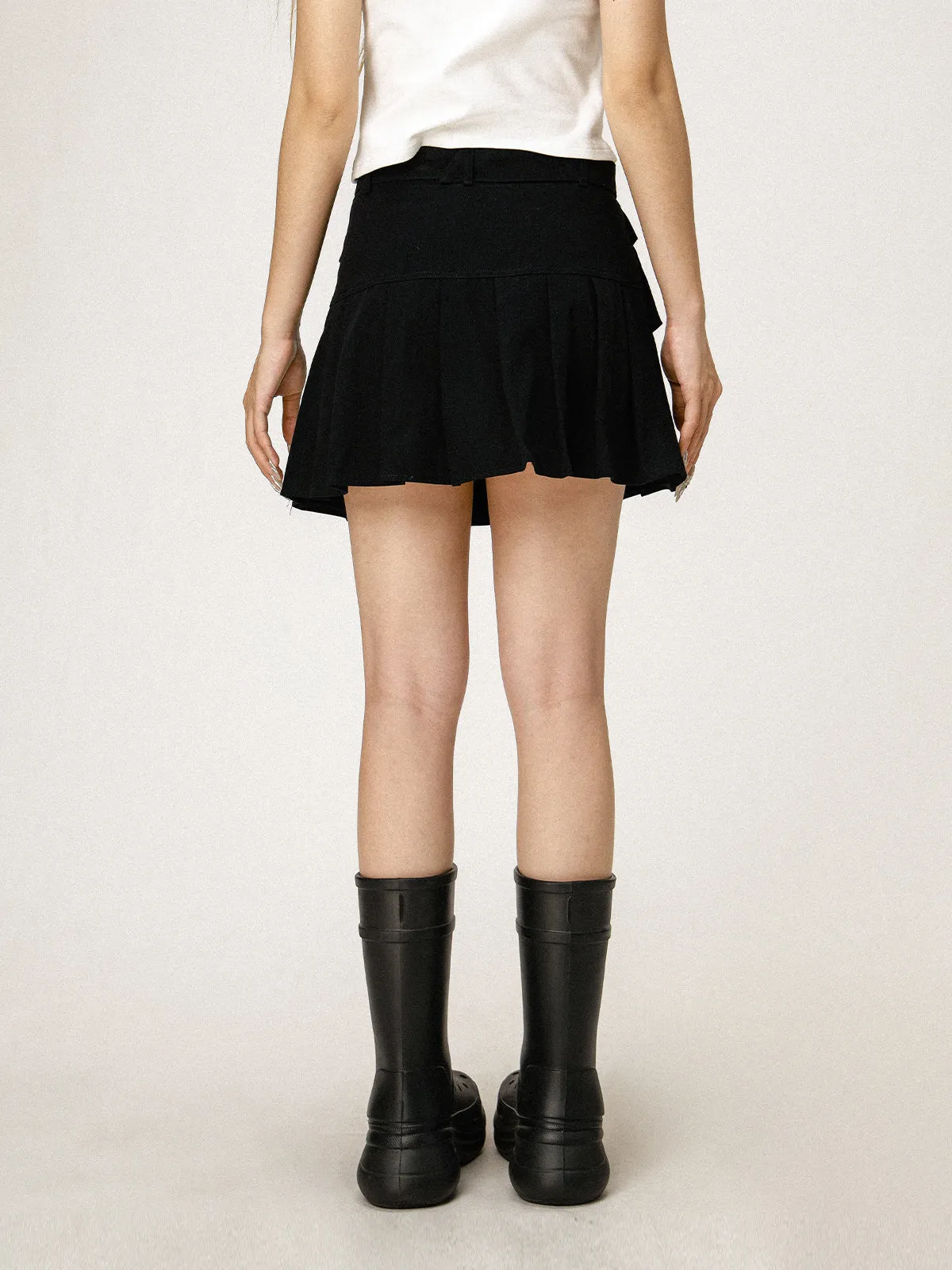 A-Line Pleated Skirt
