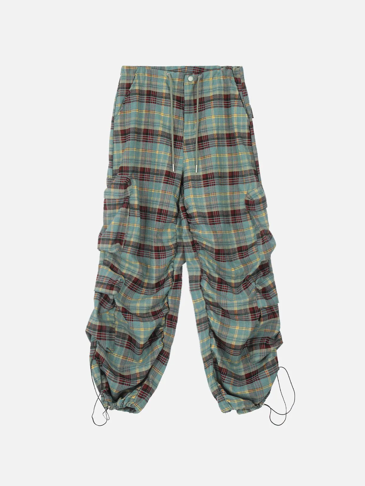 Aelfric Eden Plaid Multi Pocket Cargo Pants