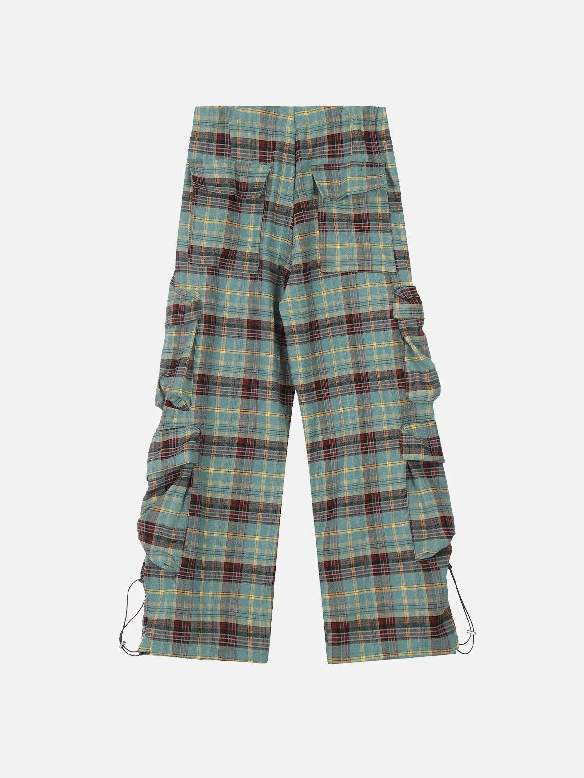 Aelfric Eden Plaid Multi Pocket Cargo Pants