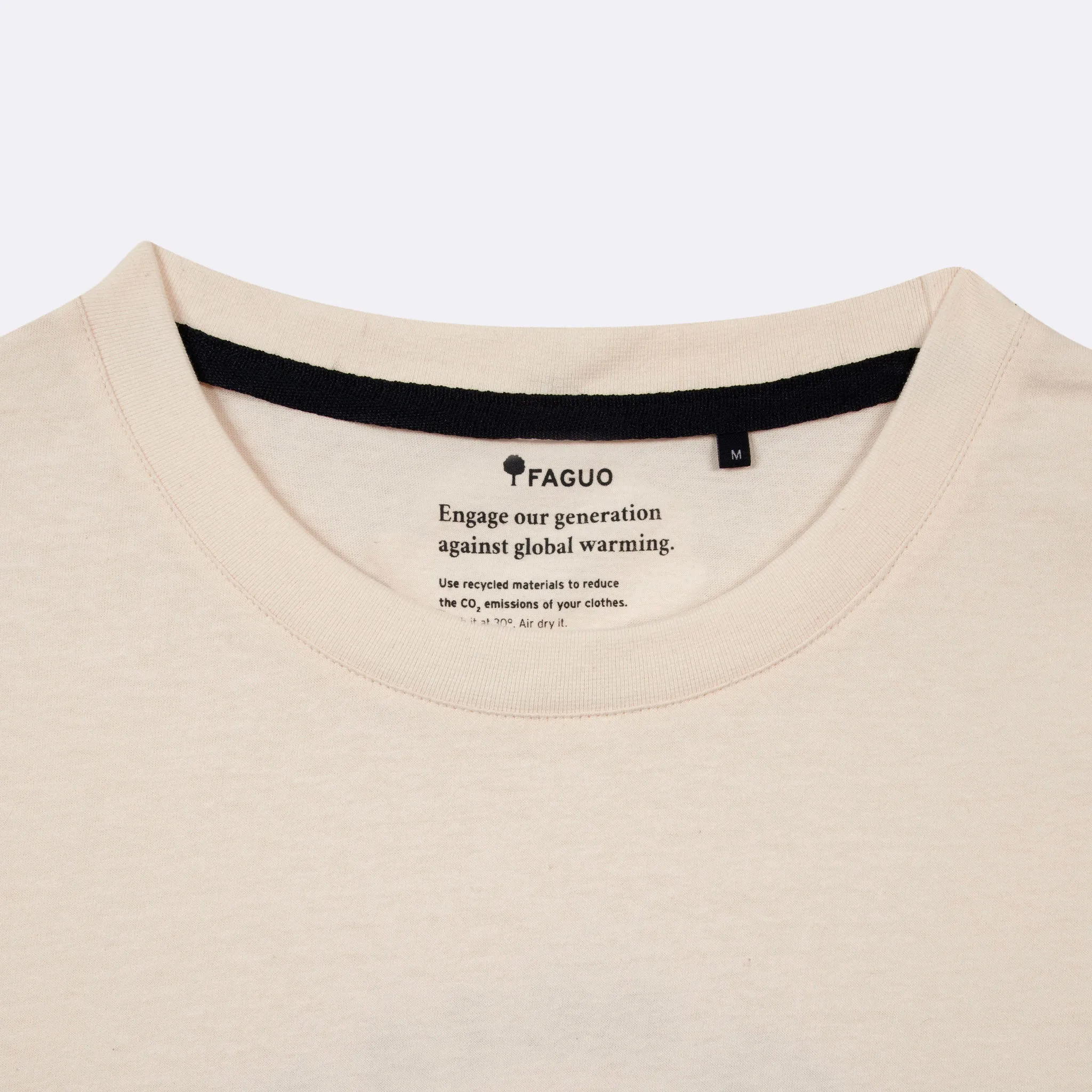 Arcy Basic Cotton T-Shirt | Ecru