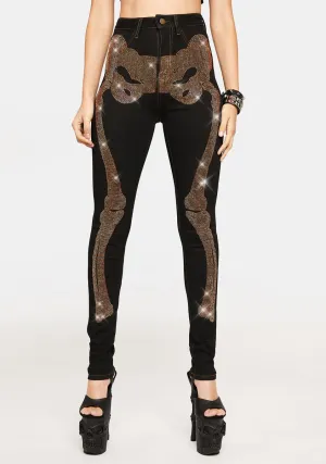 Bad To The Bone Studded Jeans