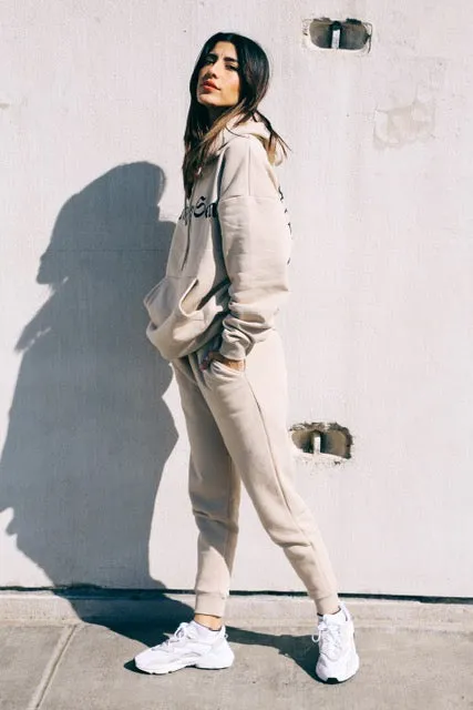 Beige Heaven Sent Hoodie
