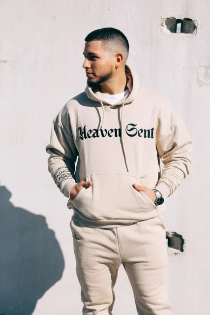 Beige Heaven Sent Hoodie