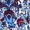 Blue And Red Floral Printed Knot Front  Round Neck Jumpsuit