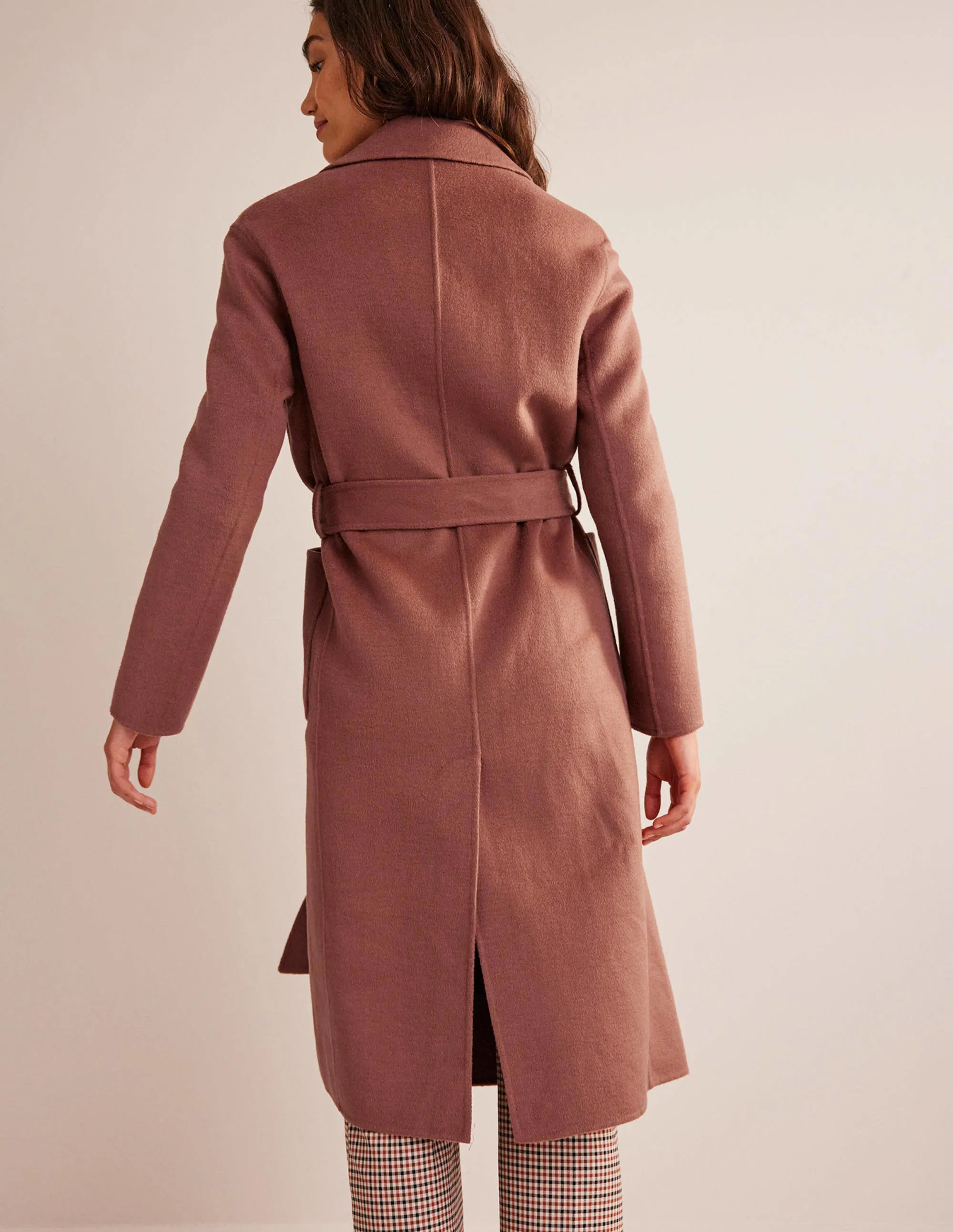 Bristol Wool-Blend Coat-Dusty Pink