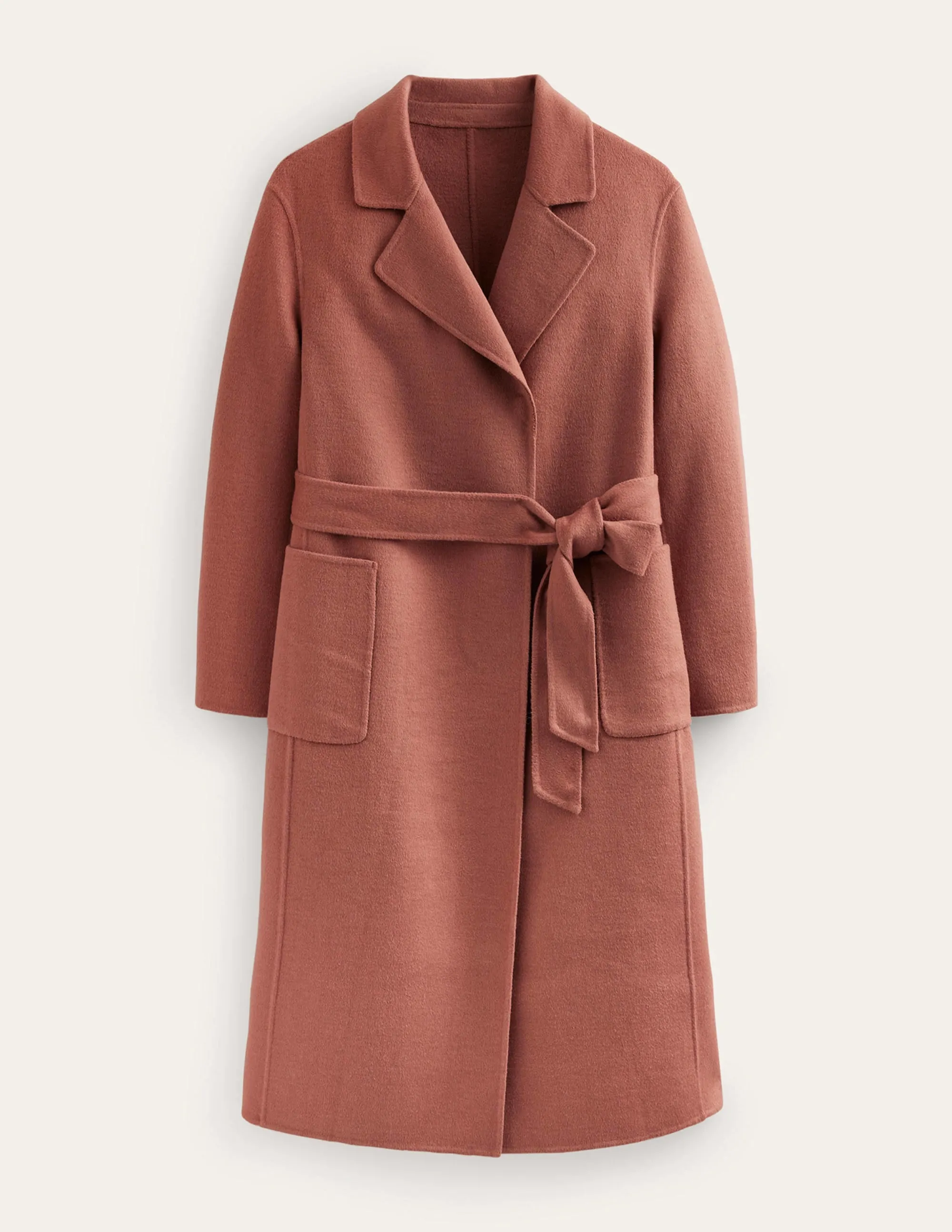 Bristol Wool-Blend Coat-Dusty Pink
