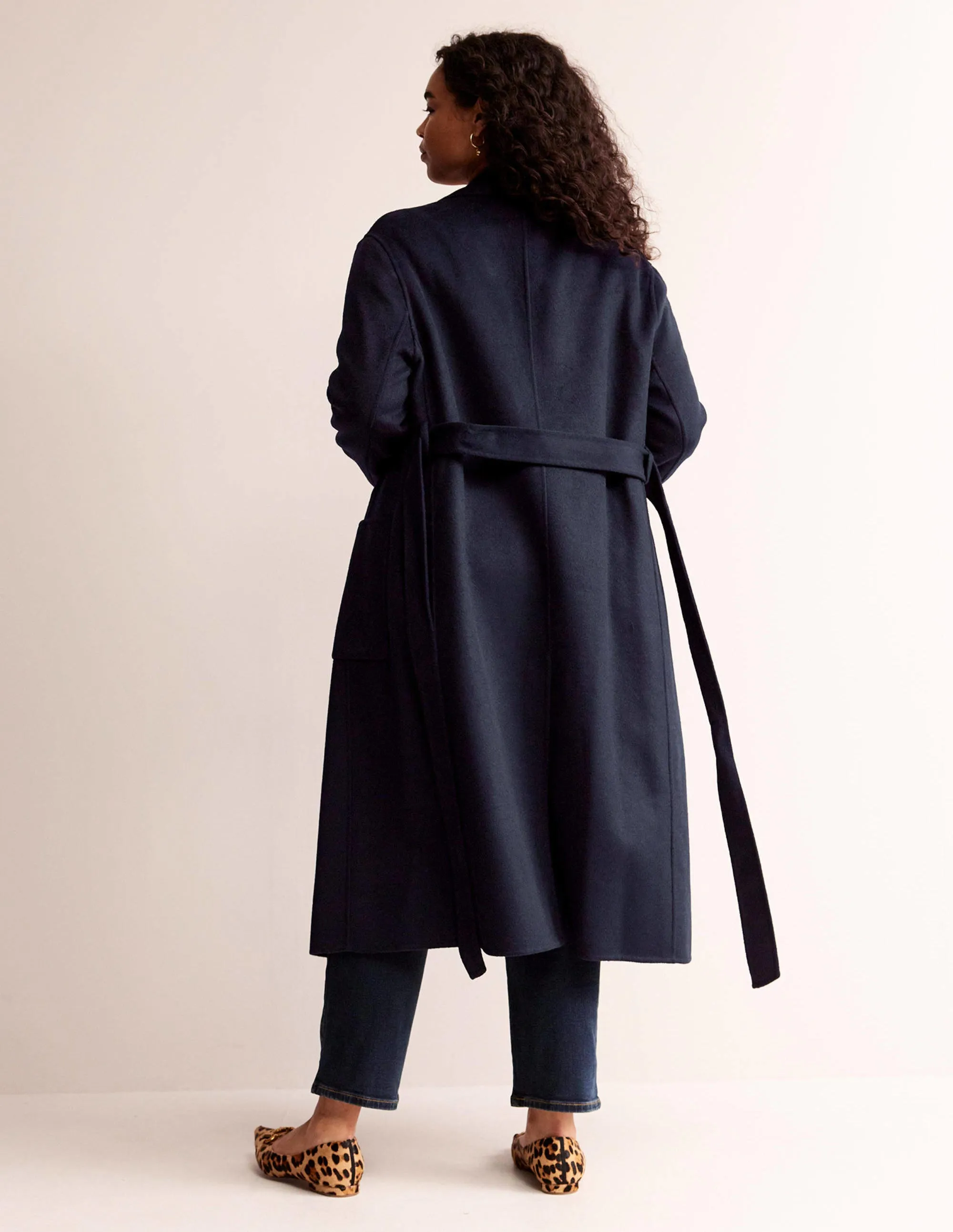 Bristol Wool-Blend Coat-Navy