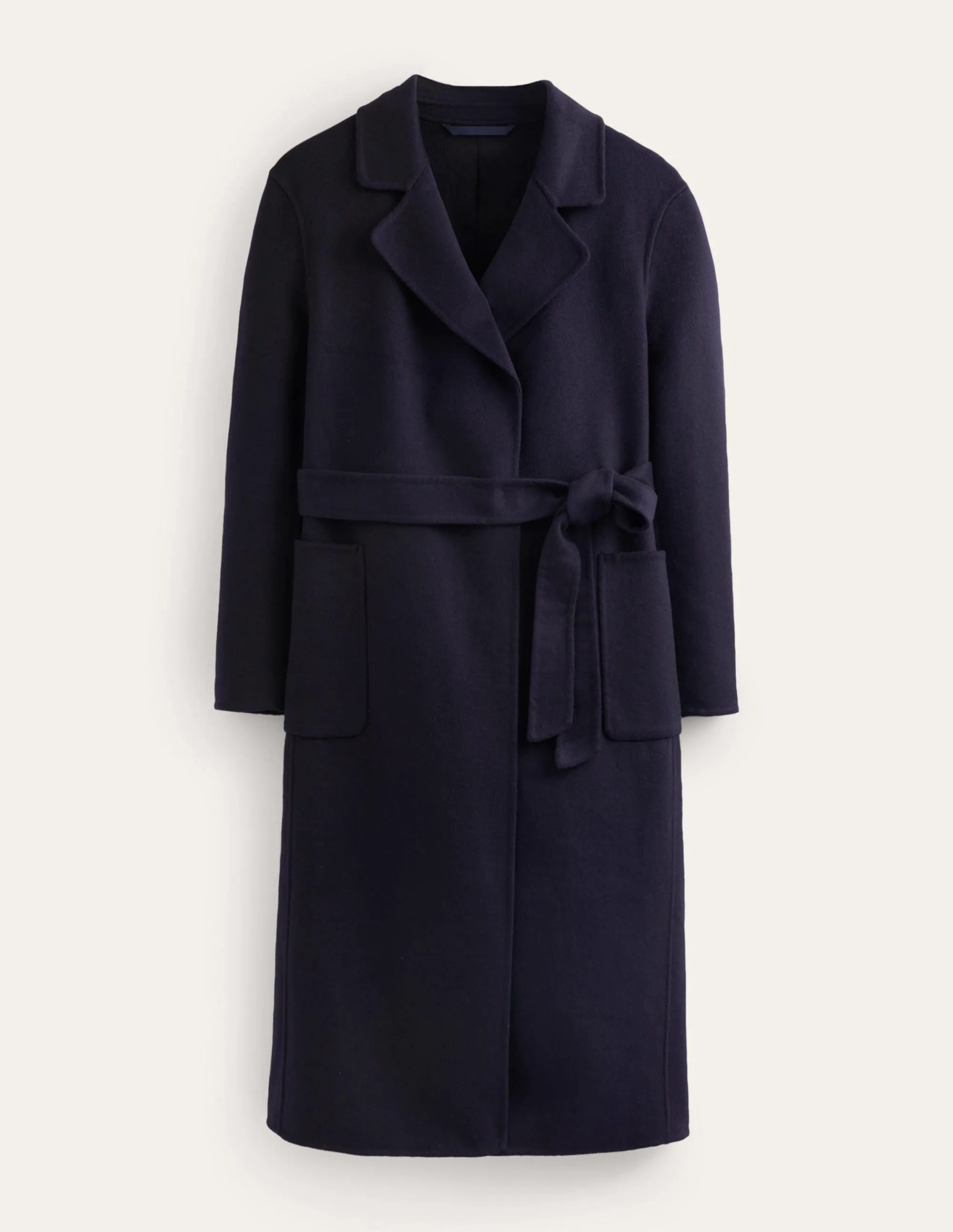 Bristol Wool-Blend Coat-Navy