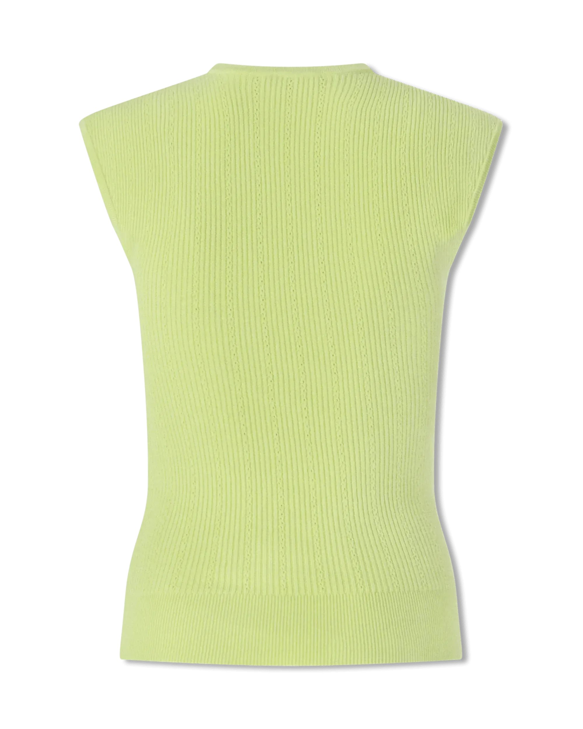 Button Detail Pointelle Top