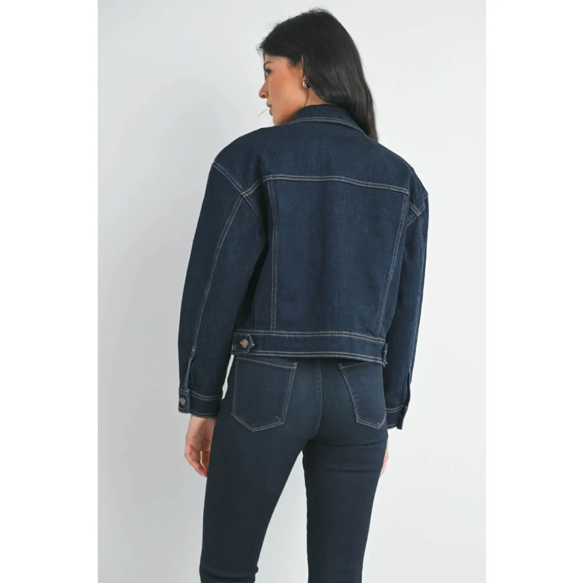 Classic Dark Denim Jacket