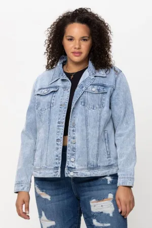 Classic Mid Length Denim Jacket