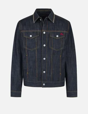 Classic Regular Fit Raw Denim Jacket