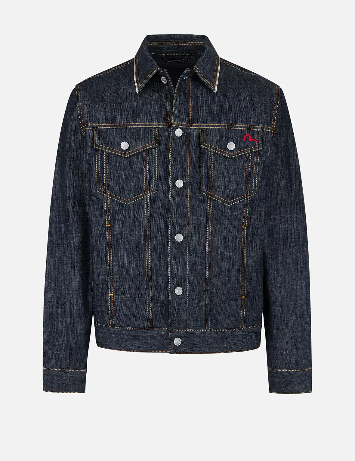 Classic Regular Fit Raw Denim Jacket