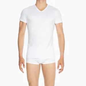 Classic Tee-Shirt V Neck | White 400206-0003