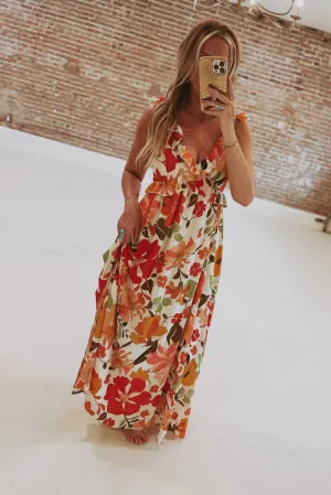 Click Click Bloom Floral Print Maxi