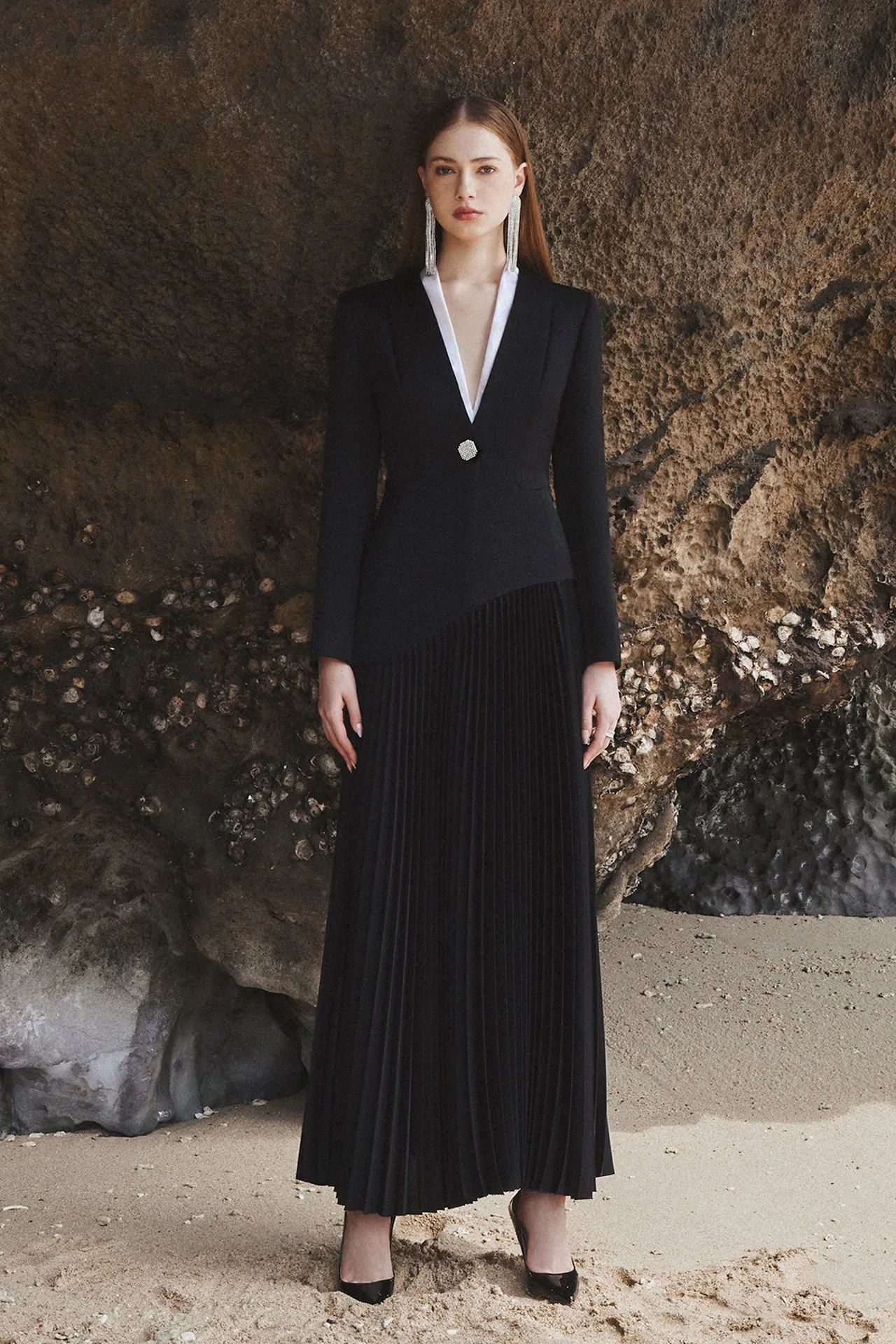 Coat Pleated Dress