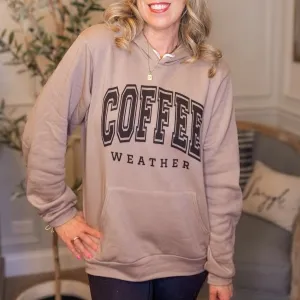 Coffee Weather Soft Bella Hoodie Sweatshirt