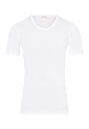 Cotton Pure Fitted Cotton Crew Neck T-Shirt | White 73663-101