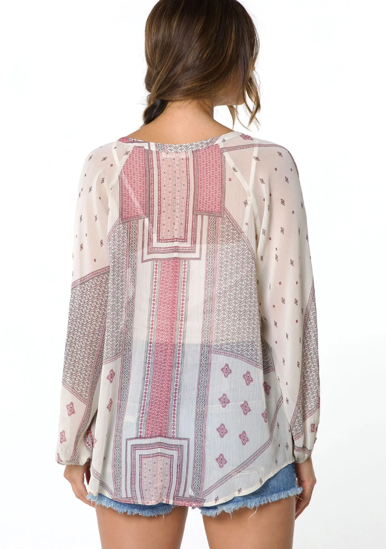 Elena Chiffon Blouse