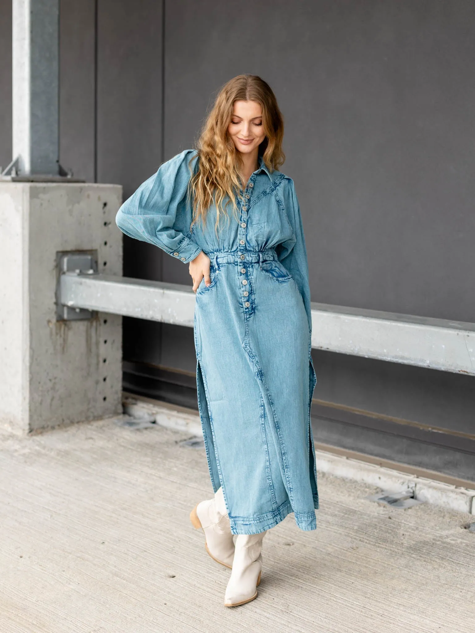 Free People Mad Love Midi Dress