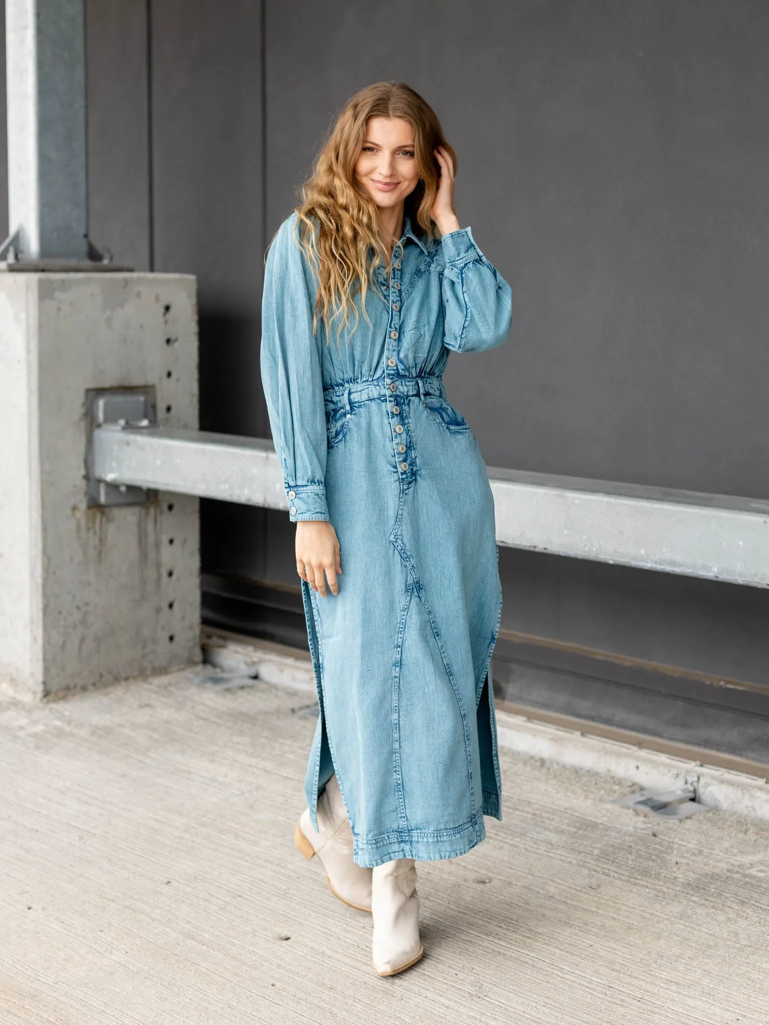 Free People Mad Love Midi Dress