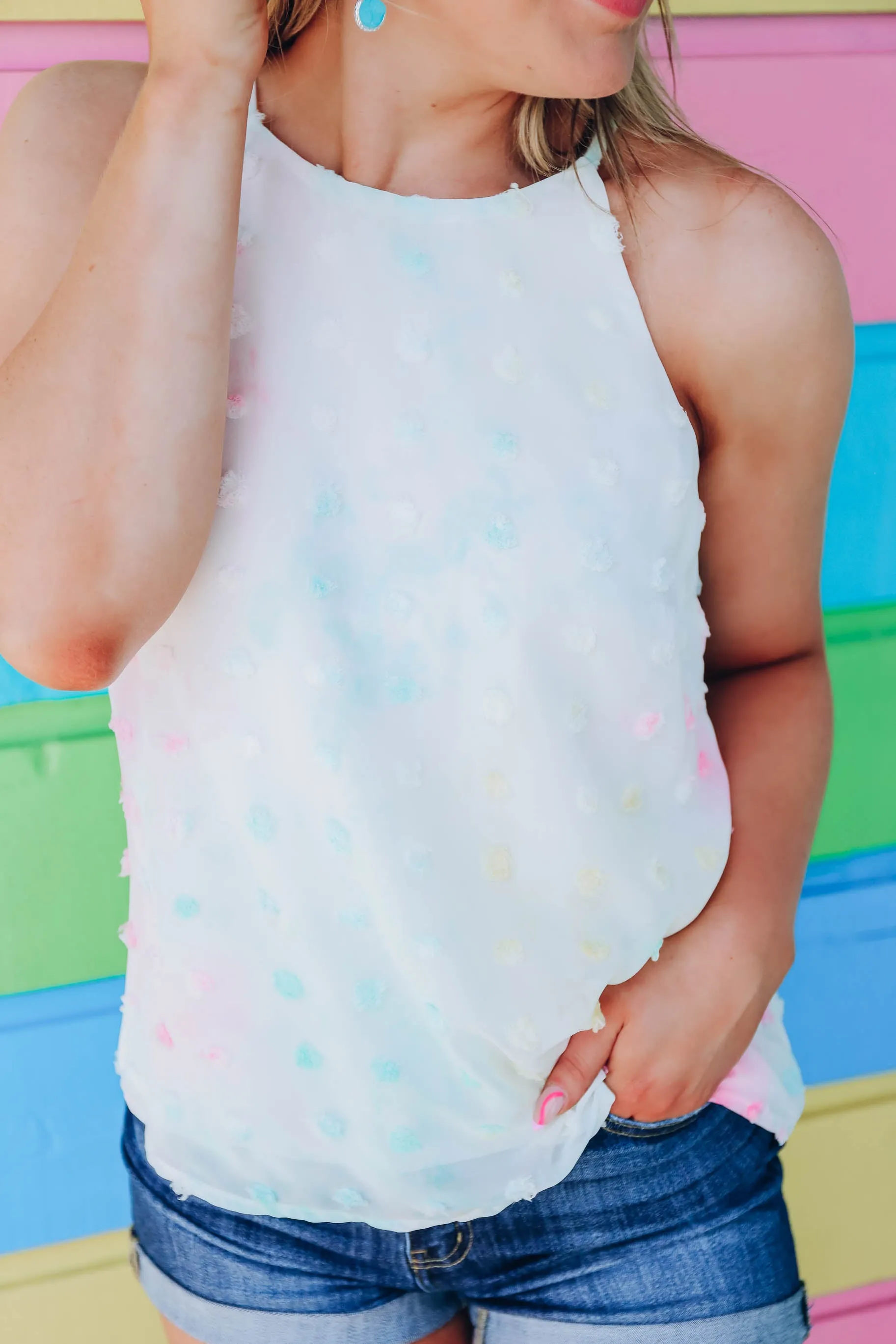 Girly Girl Racer Back Blouse