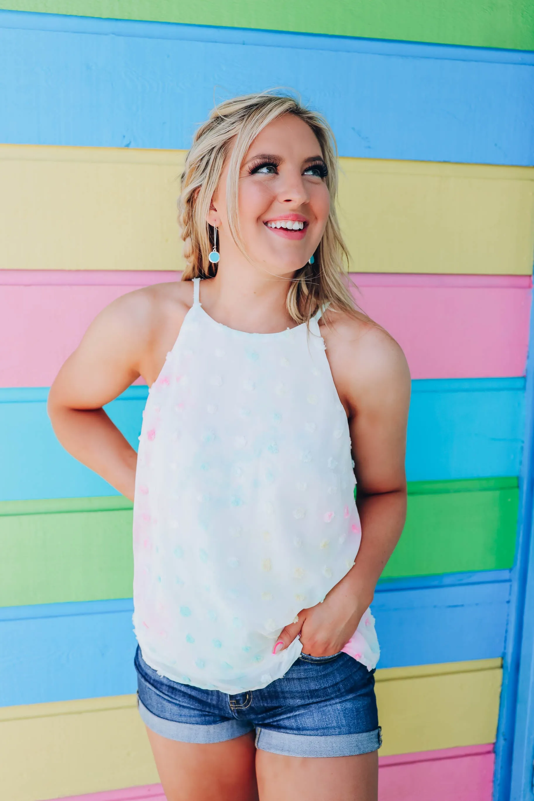 Girly Girl Racer Back Blouse
