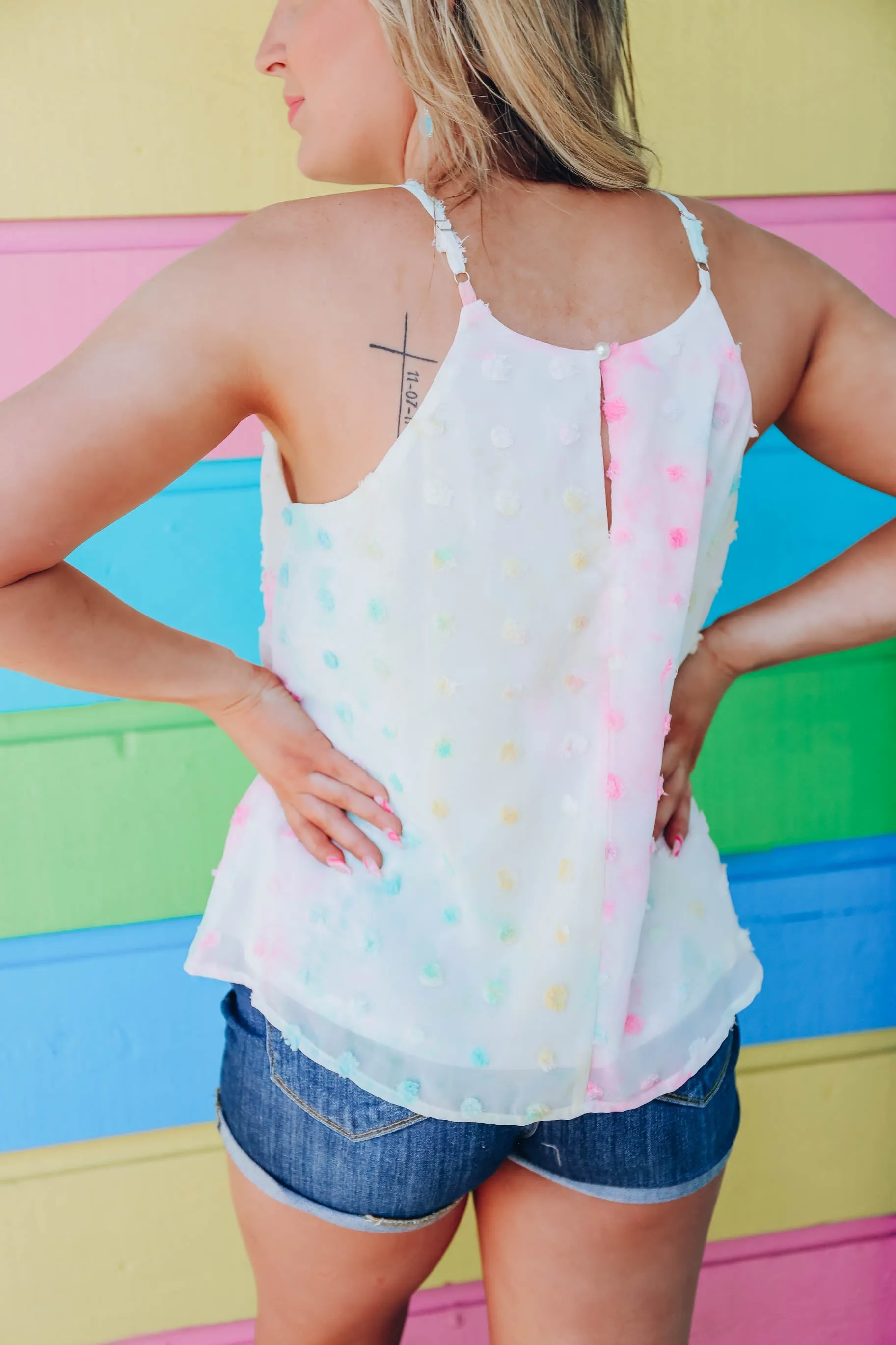 Girly Girl Racer Back Blouse
