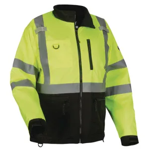 Glowear 8351 Class 3 Hi-vis Windbreaker Water-resistant Jacket, 2x-large, Lime, Ships In 1-3 Business Days