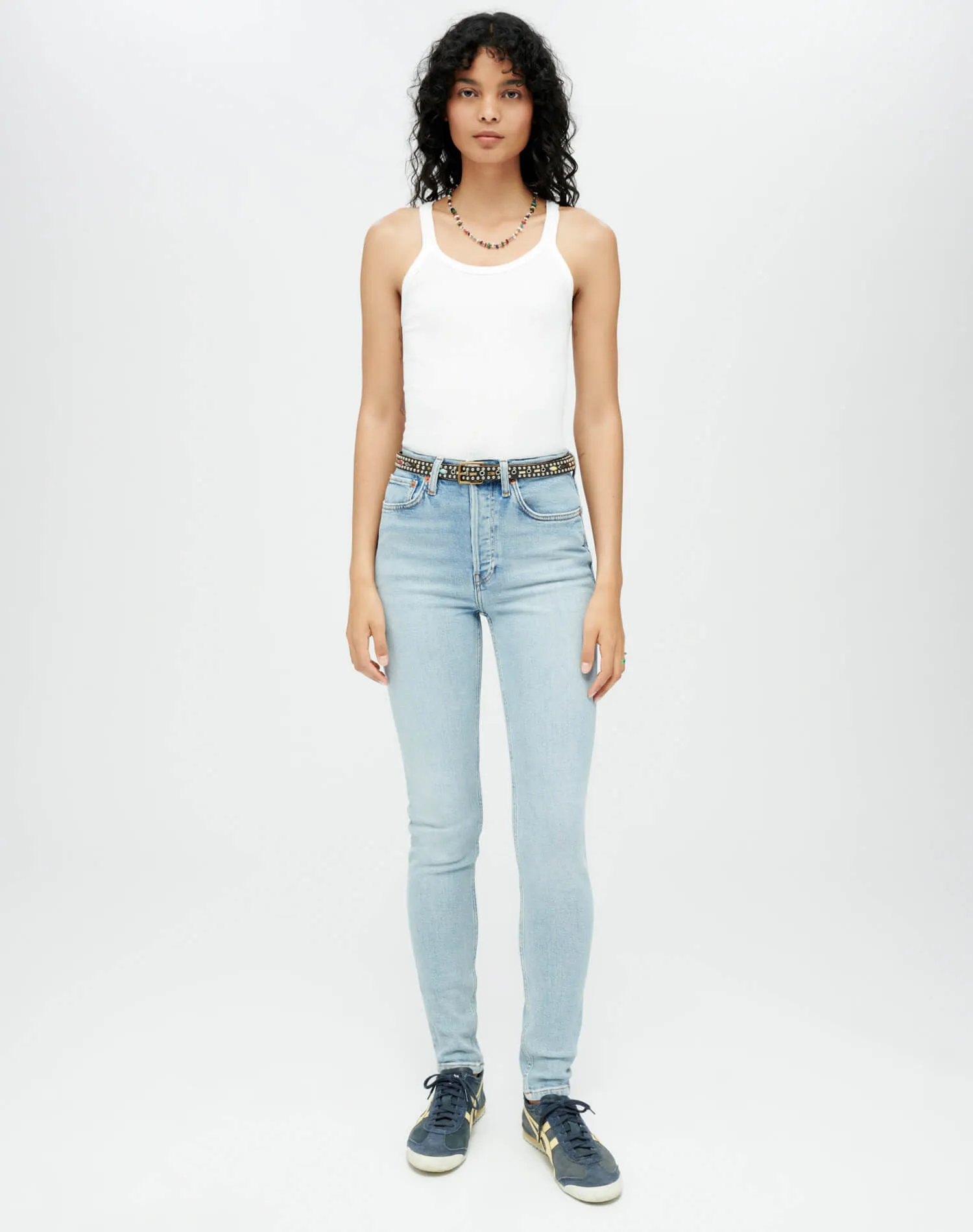 Hanes Ribbed Tank - Optic White