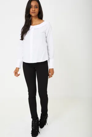 High Waisted Black Skinny Jeans