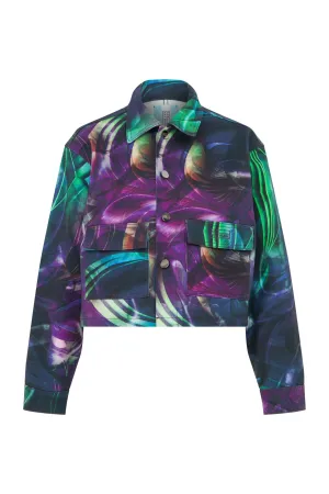 Ida Printed Denim Jacket
