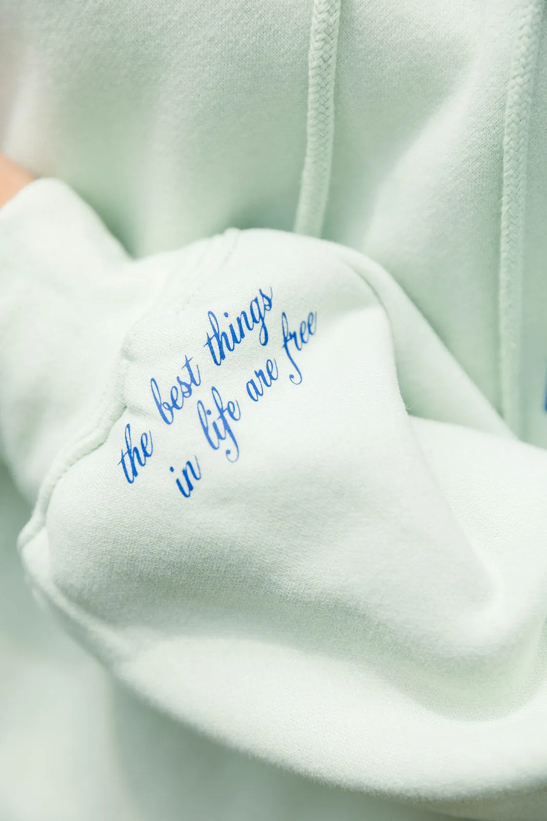 It Costs Zero Dollars Hoodie - Seafoam
