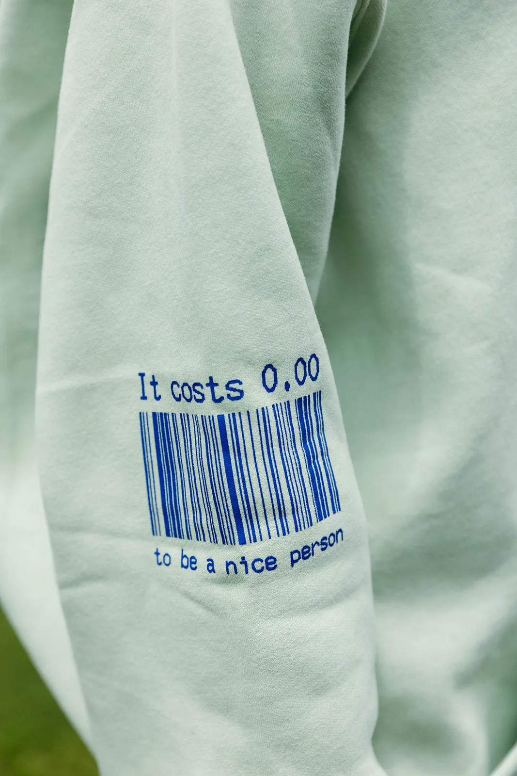 It Costs Zero Dollars Hoodie - Seafoam