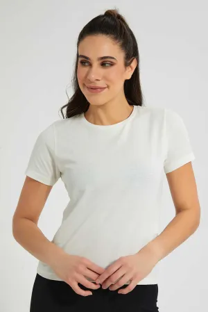 Ivory Basic T-Shirt