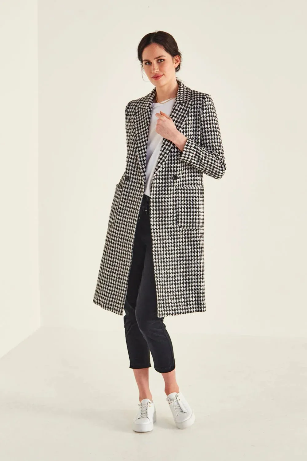 Jude Coat - Houndstooth - LEMON TREE