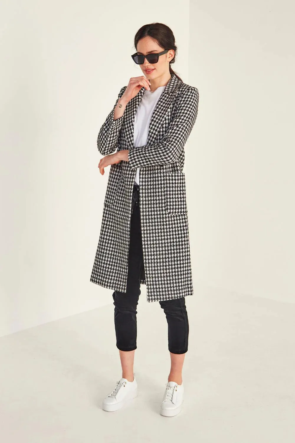 Jude Coat - Houndstooth - LEMON TREE