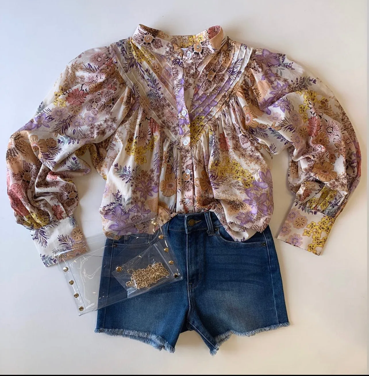 Karlie floral Boho Top