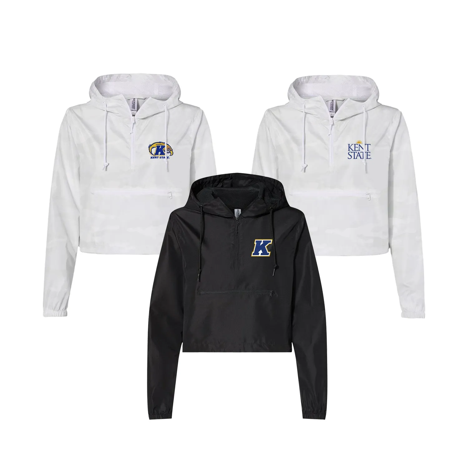 Kent State Crop Windbreaker