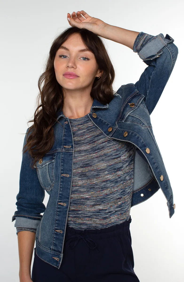 Liverpool's Classic Jean Jacket (Town Crest)