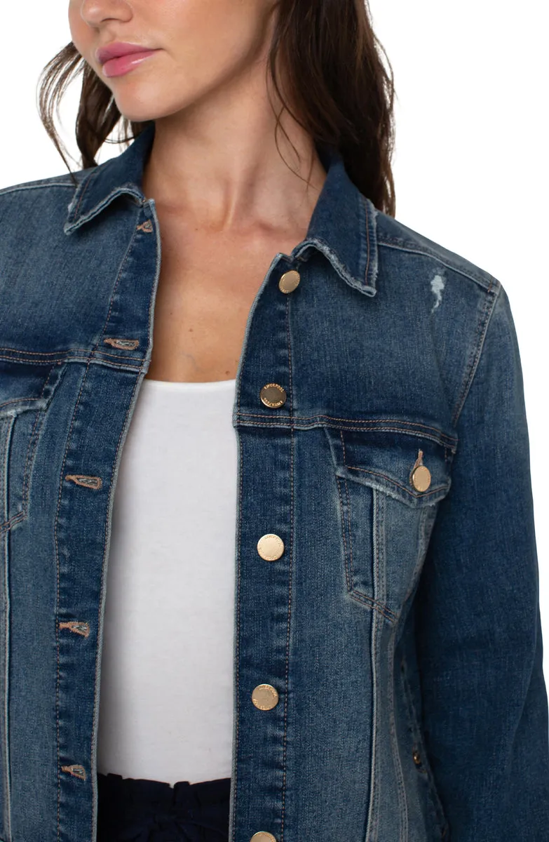 Liverpool's Classic Jean Jacket (Town Crest)