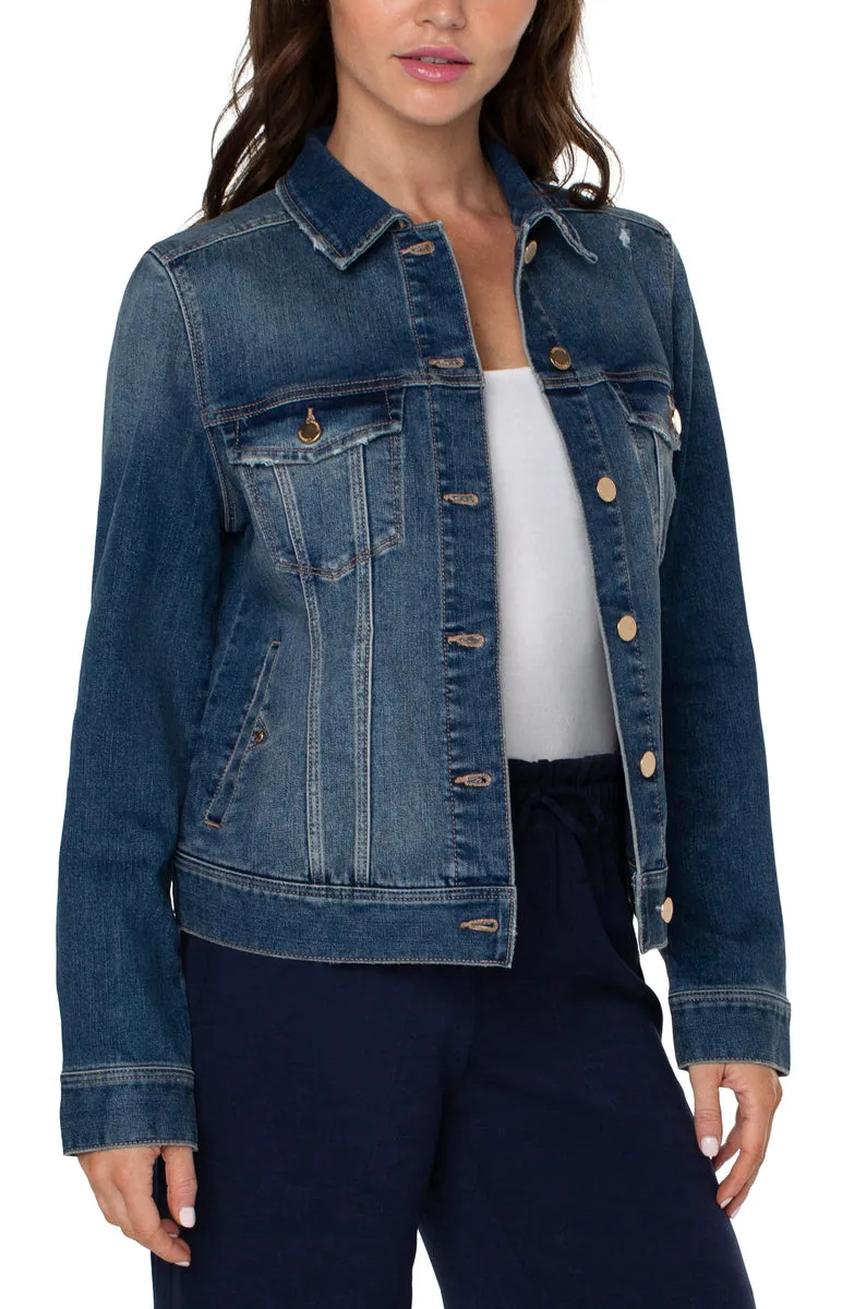 Liverpool's Classic Jean Jacket (Town Crest)