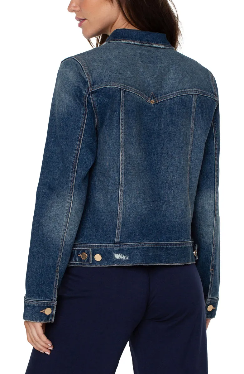 Liverpool's Classic Jean Jacket (Town Crest)