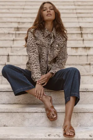 Lucca Leopard Print Jacket - Leopard