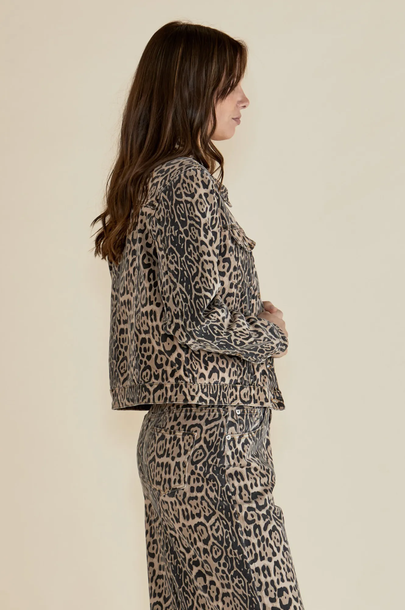 Lucca Leopard Print Jacket - Leopard