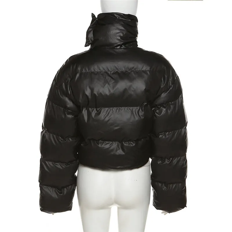 MB FASHION Butterfly Motif Puffer Jacket 0319AT
