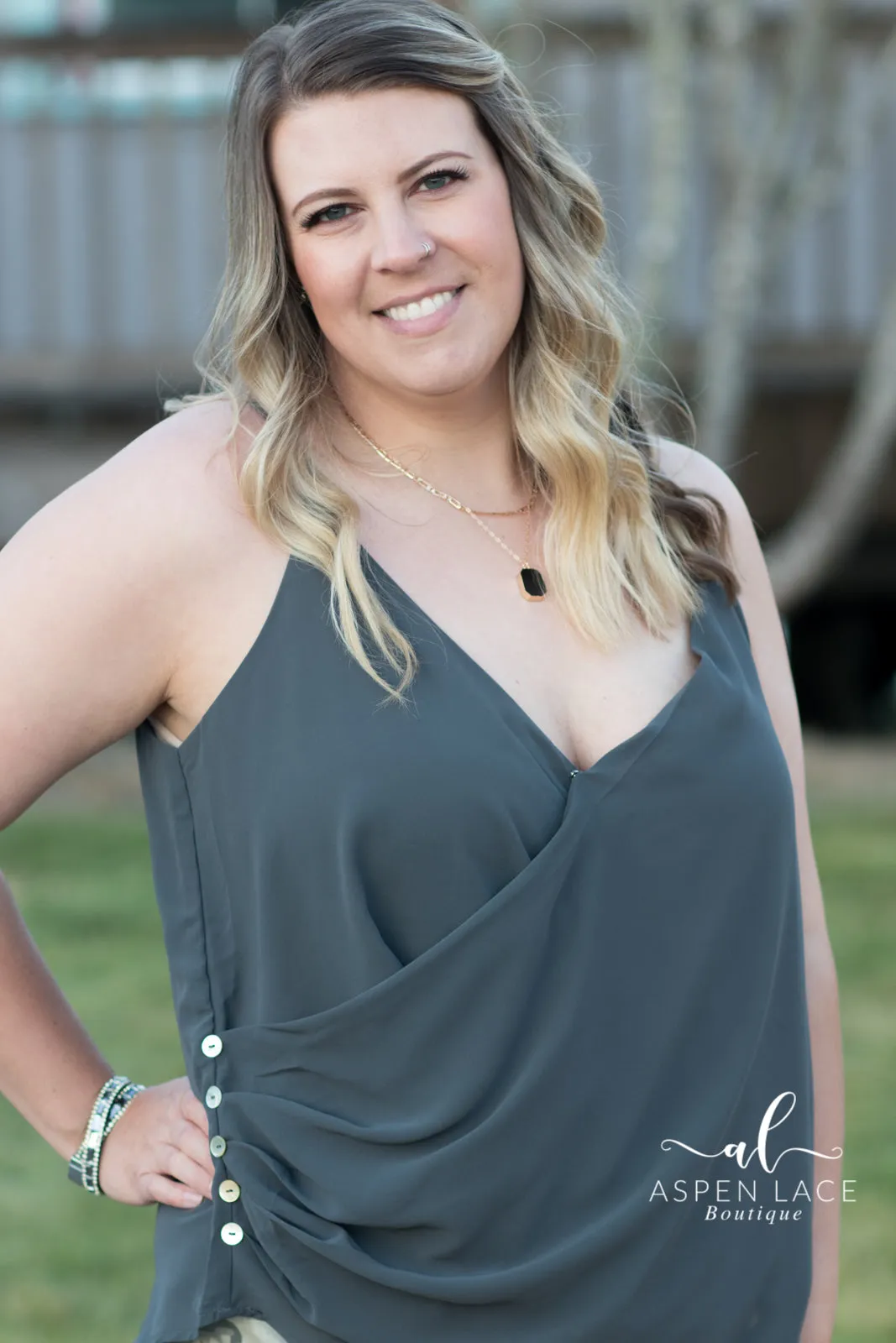 *Outlet* Mira Tank (Ash Grey)