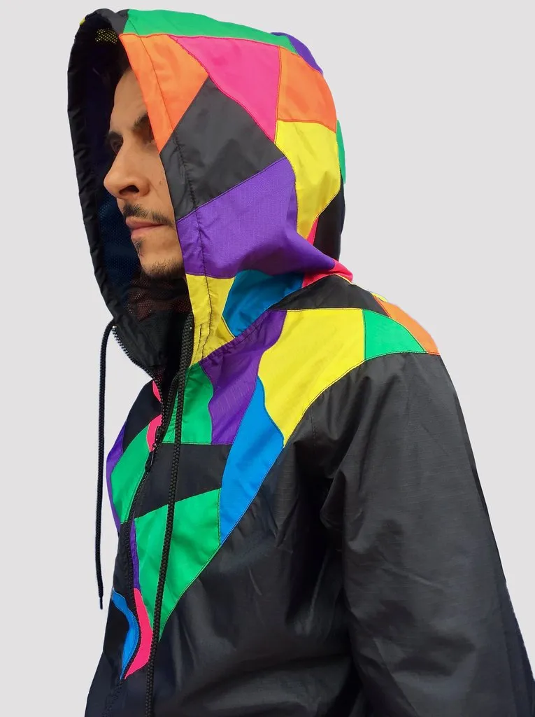 Patchwork Windcheater Jacket