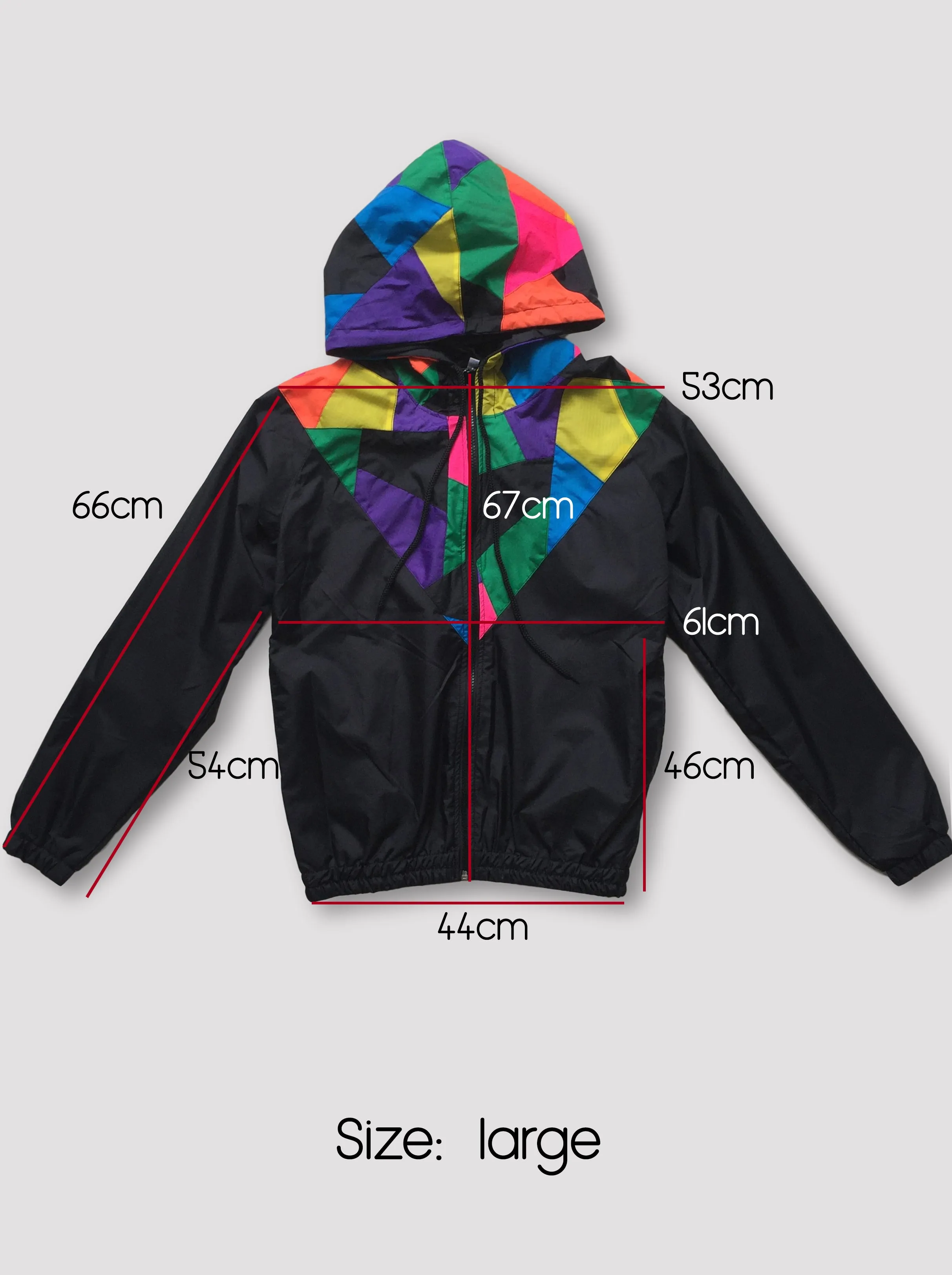 Patchwork Windcheater Jacket