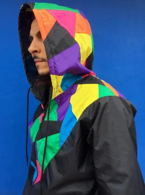 Patchwork Windcheater Jacket